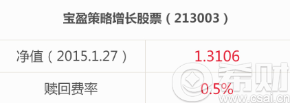 宝盈策略增长股票